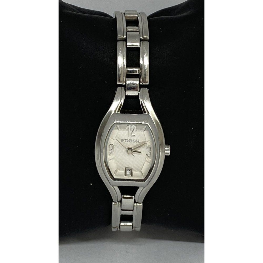 Fossil ES2185 Women's Silver Stainless Steel Analo